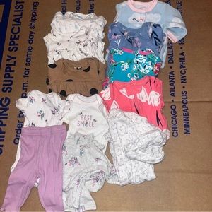PREEMIE Baby Girl Bundle